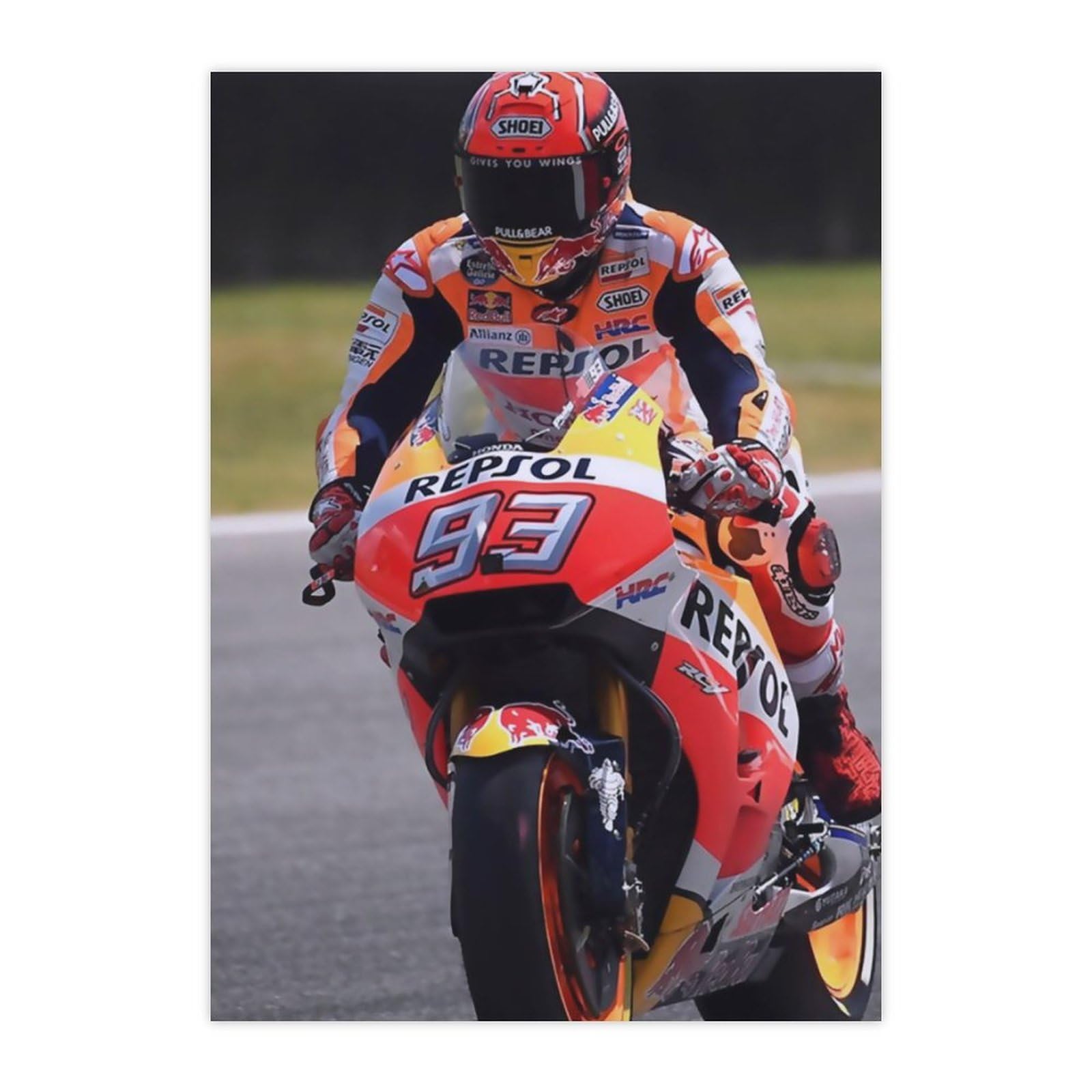 Amazon.co.jp: ステッカーセット マルク・マルケス Motogp 93 シール